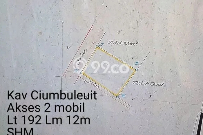 Kavling Tanah untuk Dijual di Ciumbuleuit, Bandung, Luas 146m2 Kavling Tanah untuk Dijual di Ciumbuleuit, Bandung, Luas 146m2