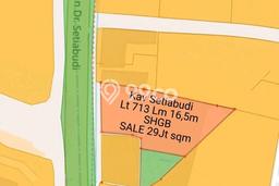 Dijual Tanah Lokasi Setiabudi, Bandung Seluas 713m2 Dijual Tanah Lokasi Setiabudi, Bandung Seluas 713m2