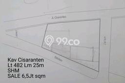 Tanah Dijual Lokasi Strategis di Bandung dengan Luas 482m2 Tanah Dijual Lokasi Strategis di Bandung dengan Luas 482m2