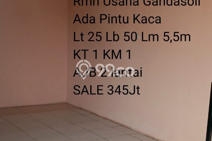 Untuk Dijual Ruko di Katapang Bandung LT 83m2 / LB 140m2 Untuk Dijual Ruko di Katapang Bandung LT 83m2 / LB 140m2