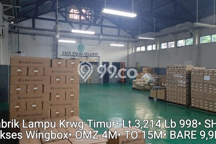 Pabrik di Karawang Timur, Luas 998m², Area Komersial, Posisi Strategis Pabrik di Karawang Timur, Luas 998m², Area Komersial, Posisi Strategis