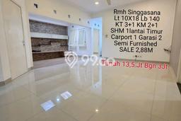 Ready to Use! Premium House LT 180m2 Desain Modern di Singgasana Ready to Use! Premium House LT 180m2 Desain Modern di Singgasana