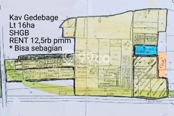 Kavling Tanah untuk Disewa di Gede Bage Lahan Luas 160000m2 Kavling Tanah untuk Disewa di Gede Bage Lahan Luas 160000m2