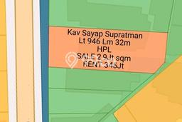 Tanah Disewakan Lokasi Supratman Bandung Luas 946m2 Tanah Disewakan Lokasi Supratman Bandung Luas 946m2