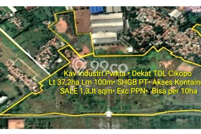 Tanah di Bungursari, Purwakarta Luas 4287m2 Dijual Segera Tanah di Bungursari, Purwakarta Luas 4287m2 Dijual Segera