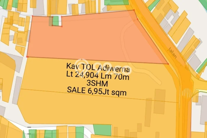 Tanah Lokasi Premium di Adiwerna, Luas 24904m², Dekat ke Pusat Kota Tanah Lokasi Premium di Adiwerna, Luas 24904m², Dekat ke Pusat Kota