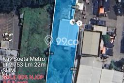 Untuk Dijual Tanah 2753m2 di Soekarno Hatta, Bandung Untuk Dijual Tanah 2753m2 di Soekarno Hatta, Bandung