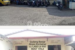 Unit Gudang disewakan di Banjar Banjar dengan LT 1400m2 / LB 950m2 Unit Gudang disewakan di Banjar Banjar dengan LT 1400m2 / LB 950m2