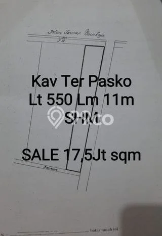 Tanah untuk Dijual di Pasir Koja Bandung Luas 586m2 Tanah untuk Dijual di Pasir Koja Bandung Luas 586m2
