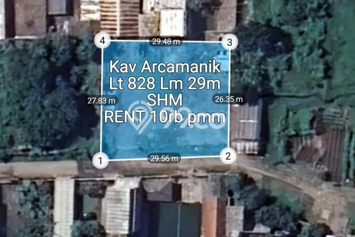 Untuk Disewa Tanah di Arcamanik Luas 54m2 SHM Untuk Disewa Tanah di Arcamanik Luas 54m2 SHM