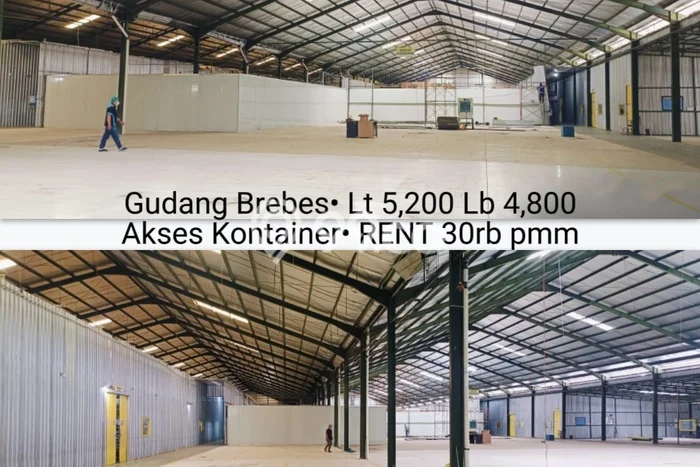 Gudang Kawasan Brebes, Luas 4800m², Lokasi Strategis, Siap Operasi Gudang Kawasan Brebes, Luas 4800m², Lokasi Strategis, Siap Operasi