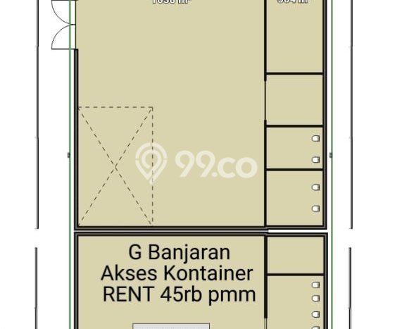 Gudang Komersial Disewakan di Banjaran Bandung Luas 1092m2 Gudang Komersial Disewakan di Banjaran Bandung Luas 1092m2