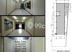 Disewakan Ruko di Kawasan Ramai Moch Toha Luas 68m2 Disewakan Ruko di Kawasan Ramai Moch Toha Luas 68m2
