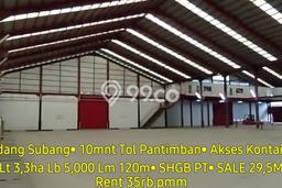 Gudang Disewakan Cepat di Subang Subang LB 5000m2 Gudang Disewakan Cepat di Subang Subang LB 5000m2