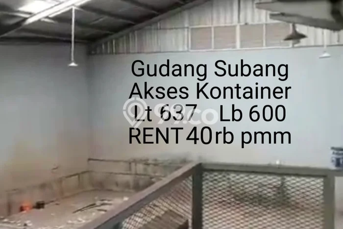 Gudang bagus disewakan di Pagaden Subang dengan LB 600m2 harga sewa terbaik Gudang bagus disewakan di Pagaden Subang dengan LB 600m2 harga sewa terbaik