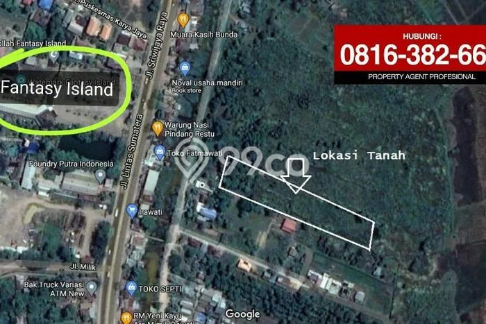 Lahan untuk Dijual Lokasi Kertapati, Palembang Luas 6740m2 SHM Lahan untuk Dijual Lokasi Kertapati, Palembang Luas 6740m2 SHM