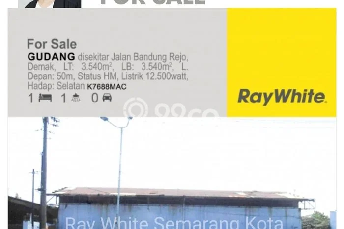 Unit Gudang Dijual di Mranggen Demak Luas Bangunan 3540m2 Unit Gudang Dijual di Mranggen Demak Luas Bangunan 3540m2