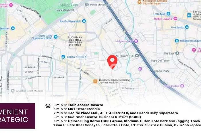Rumah sewa siap huni 5 KT di SCBD, Jakarta Selatan Rumah sewa siap huni 5 KT di SCBD, Jakarta Selatan