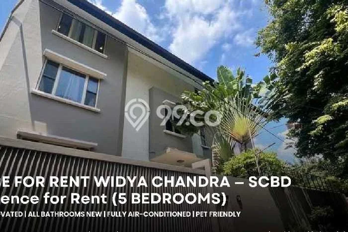 Rumah sewa siap huni 5 KT di SCBD, Jakarta Selatan Rumah sewa siap huni 5 KT di SCBD, Jakarta Selatan