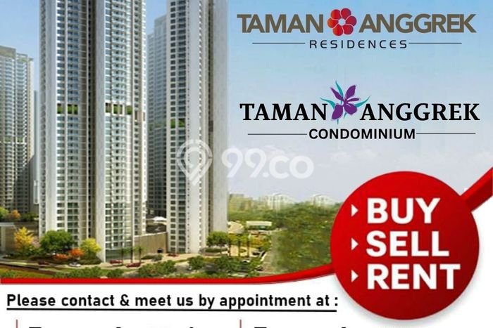 Apartemen Premium di Grogol Petamburan, 3 KT, Luas 146m2m², City View Apartemen Premium di Grogol Petamburan, 3 KT, Luas 146m2m², City View