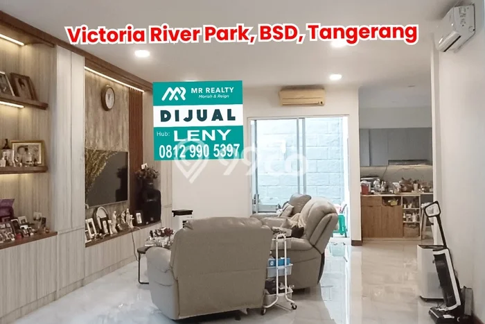 Rumah Mewah LB 240m2 Siap Huni Desain Elegan di BSD Victoria Park Lane, Tangerang Rumah Mewah LB 240m2 Siap Huni Desain Elegan di BSD Victoria Park Lane, Tangerang