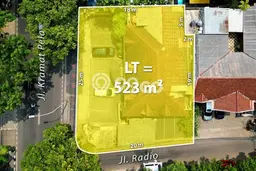 Dijual Komersial di Kebayoran Baru Jakarta Selatan LT 523m2 / LB 400m2 Dijual Komersial di Kebayoran Baru Jakarta Selatan LT 523m2 / LB 400m2