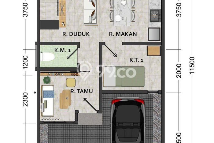 Rumah Modern Minimalis 3 Kamar Siap Huni di Mustikajaya Rumah Modern Minimalis 3 Kamar Siap Huni di Mustikajaya