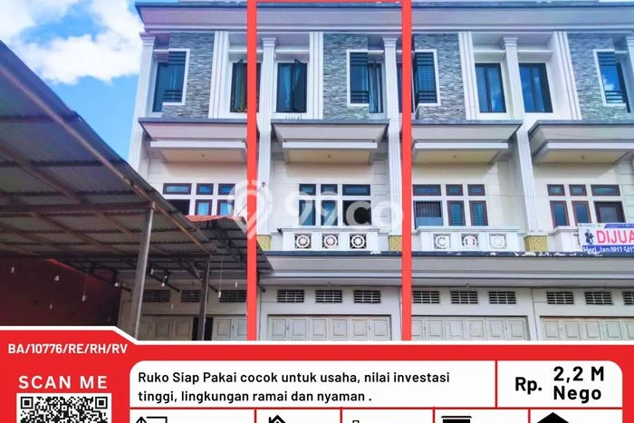 Unit Ruko Dijual di Pontianak Barat Pontianak 238m2 Unit Ruko Dijual di Pontianak Barat Pontianak 238m2