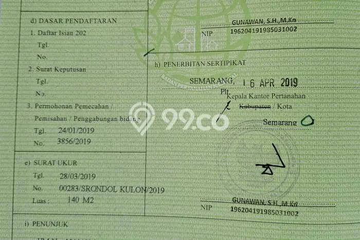 Tanah Kosong Dijual di Semarang dengan Area 140m2 Tanah Kosong Dijual di Semarang dengan Area 140m2