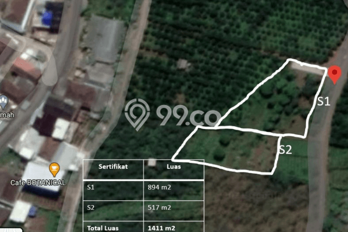 Lahan Kosong Dijual di Batu, Batu, Luas 1411m2 Area Strategis Lahan Kosong Dijual di Batu, Batu, Luas 1411m2 Area Strategis
