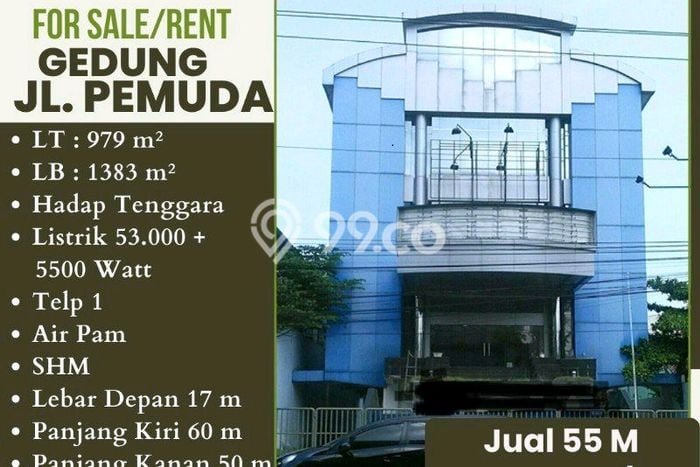 Kantor di Semarang Selatan, Luas 1383m², Kawasan Bisnis, Ramai Kantor di Semarang Selatan, Luas 1383m², Kawasan Bisnis, Ramai