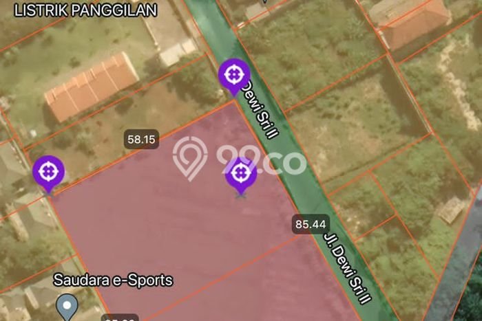 Jual Tanah Kawasan Komersial di Dewi Sri, Luas 5100m², Cocok untuk Pengembangan Jual Tanah Kawasan Komersial di Dewi Sri, Luas 5100m², Cocok untuk Pengembangan