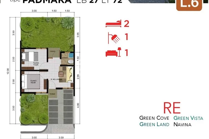 Jual Rumah 2 KT di Maja, Lebak - Luas Tanah 72m² Jual Rumah 2 KT di Maja, Lebak - Luas Tanah 72m²