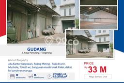 Untuk Dijual Gudang di Pamulang Tangerang Selatan LT 3500m2 / LB 3000m2 Untuk Dijual Gudang di Pamulang Tangerang Selatan LT 3500m2 / LB 3000m2