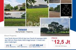 Tanah Dijual di Tangerang Seluas 539m2 Strategis Tanah Dijual di Tangerang Seluas 539m2 Strategis