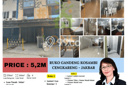 Unit Ruko Dijual di Jakarta Barat LT 144m2 & LB 256m2 Unit Ruko Dijual di Jakarta Barat LT 144m2 & LB 256m2