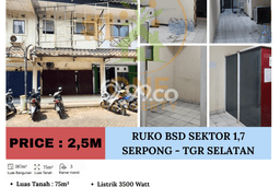 Ruko Komersial Dijual di Serpong Utara Tangerang Selatan LT 75m2 & LB 187m2 Ruko Komersial Dijual di Serpong Utara Tangerang Selatan LT 75m2 & LB 187m2