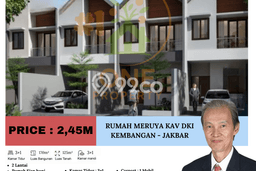 Rumah Modern 3 KT di Kav DKI Jakarta Barat Rumah Modern 3 KT di Kav DKI Jakarta Barat