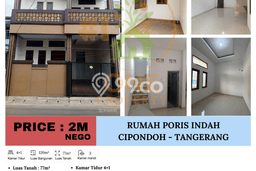 Dijual Hunian Rumah Nyaman 4 KT di Poris, Tangerang Dijual Hunian Rumah Nyaman 4 KT di Poris, Tangerang