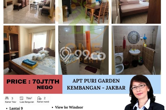 Apartemen Disewa Terjangkau 3 KT / 2 KM di Kembangan, Jakarta Barat Apartemen Disewa Terjangkau 3 KT / 2 KM di Kembangan, Jakarta Barat