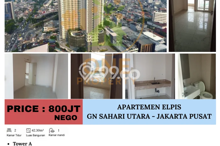 Hunian Apartemen Nyaman di Sawah Besar 2 Kamar Tidur Hunian Apartemen Nyaman di Sawah Besar 2 Kamar Tidur