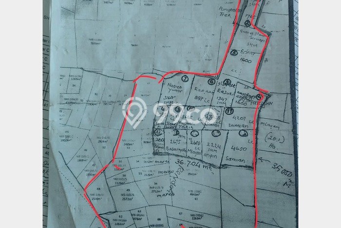 Tanah Kavling untuk Dijual di Subah Batang 71134m2 Tanah Kavling untuk Dijual di Subah Batang 71134m2