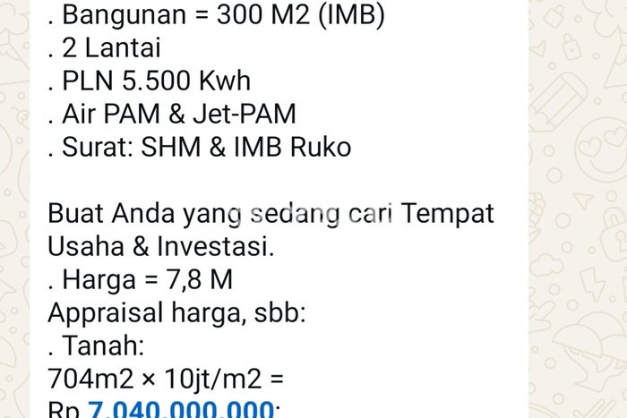 Dijual! Ruko di Kaliabang Bekasi LT 704m2 / LB 300m2 Kawasan Strategis Dijual! Ruko di Kaliabang Bekasi LT 704m2 / LB 300m2 Kawasan Strategis