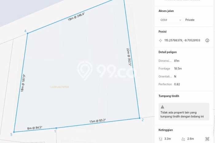Dijual Tanah di Denpasar, Luas 400m2 SHM Dijual Tanah di Denpasar, Luas 400m2 SHM