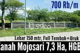 Lahan Strategis di Mojosari Dijual dengan Luas 73000m2 Lahan Strategis di Mojosari Dijual dengan Luas 73000m2