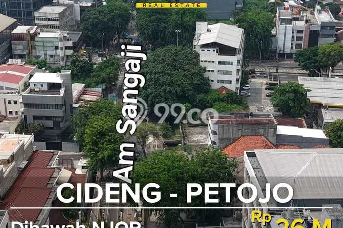 Kavling Tanah untuk Dijual di Cideng, Jakarta Pusat, Luas 826m2 Kavling Tanah untuk Dijual di Cideng, Jakarta Pusat, Luas 826m2