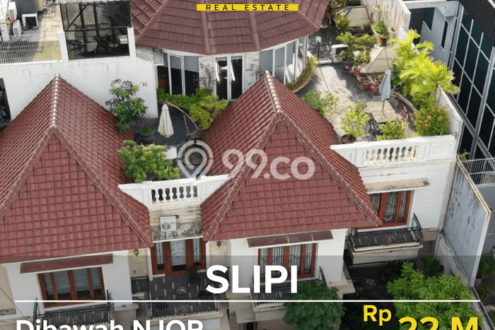 For Sale! Luxury House LT 432m2 Desain Modern di Slipi For Sale! Luxury House LT 432m2 Desain Modern di Slipi