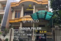 Ready to Use! Luxury House LT 200m2 Desain Modern di Taman Palem Ready to Use! Luxury House LT 200m2 Desain Modern di Taman Palem