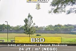 Tanah Kavling Dijual di BSD, Tangerang dengan Luas Tanah 3940m2 Tanah Kavling Dijual di BSD, Tangerang dengan Luas Tanah 3940m2