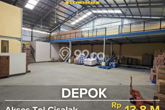 Gudang Dijual di Depok LT 1501m2 & LB 900m2 Lokasi Terbaik! Gudang Dijual di Depok LT 1501m2 & LB 900m2 Lokasi Terbaik!